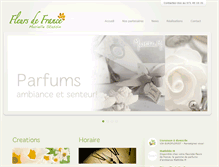Tablet Screenshot of fleursdefrance.be